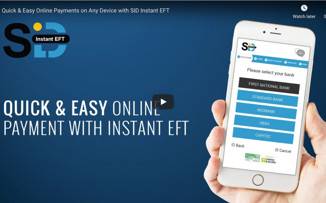 Quick & Easy Online Payments on Any Device with SID Secure EFT